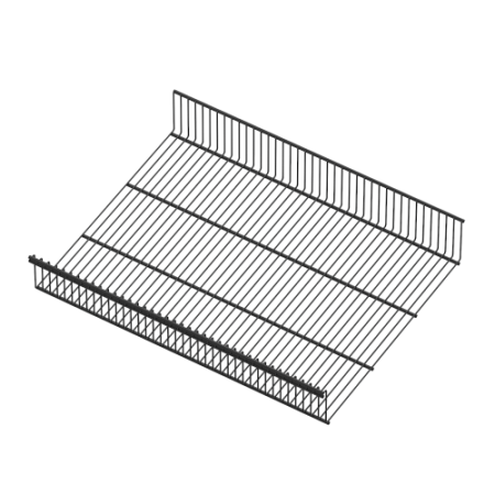 Полка-корзина проволочная, серия 460, L=550, Чёрный, RA